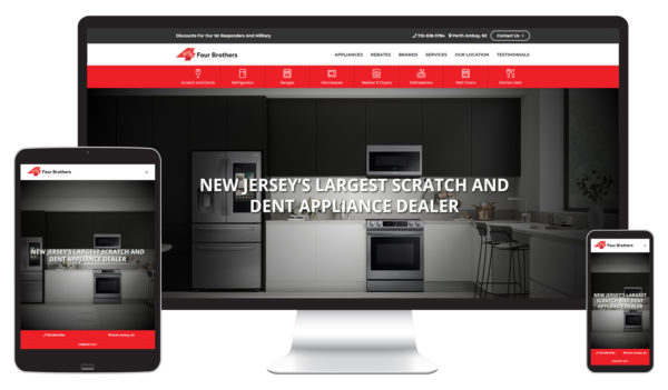 JSMT Web Design & Digital Marketing | Four Brothers Appliances