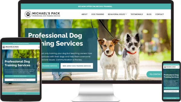JSMT Web Design & Digital Marketing | Michael’s Pack Dog Training