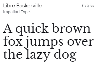 libre-baskerville